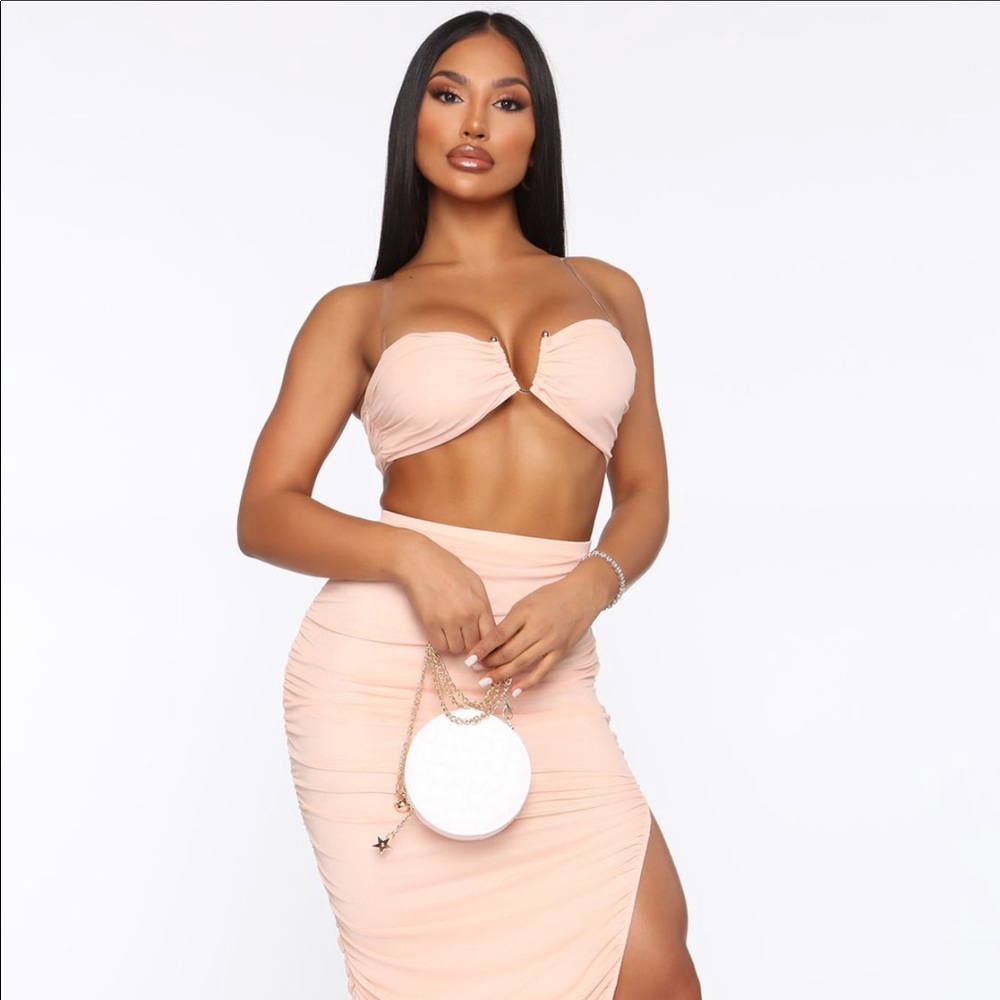 Living Young Love Ruched Skirt Set
